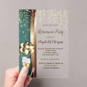 Weinglas, hohe Hefen, Ballons Ruhestand Party Acryleinladungen (Insitu (Handheld))