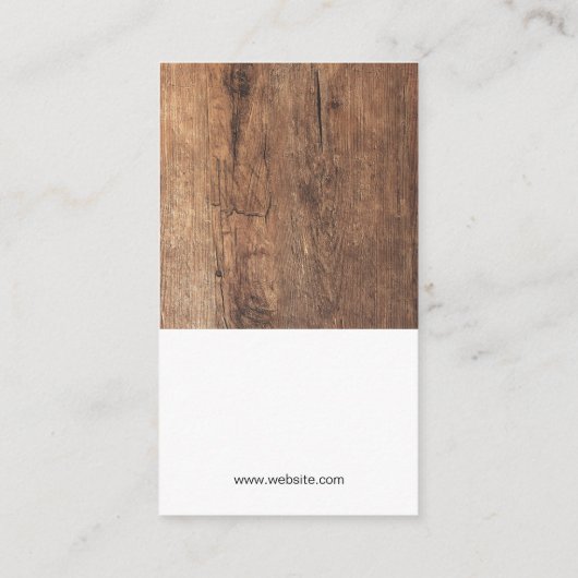 Weinglas | Holz Visitenkarte (Rückseite)