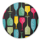 Weinglas Keramikknauf (Vorderseite)