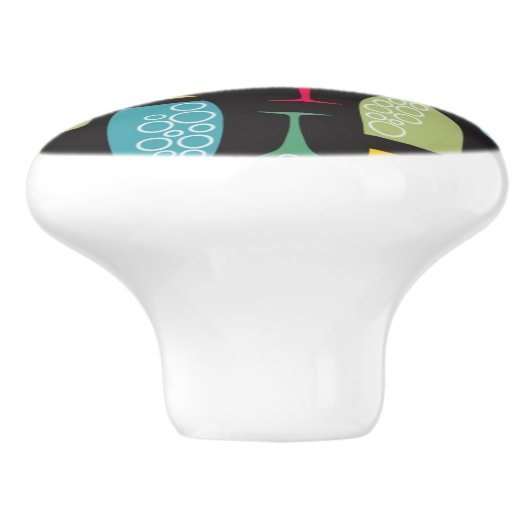 Weinglas Keramikknauf (Seitenansicht)