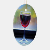 Weinglas Keramikornament (Rechts)