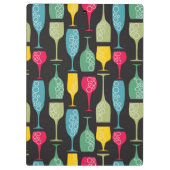 Weinglas Klemmbrett (Rückseite)