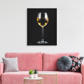 Weinglas Leinwanddruck (Insitu (Wohnzimmer))