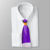 Weinglas mit halber Comic Krawatte (Gebunden)