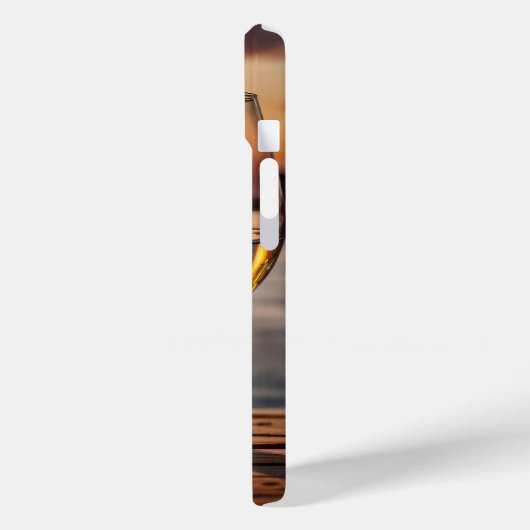 Weinglas mit Segelboot Case-Mate iPhone Hülle (Rückseite / Links)