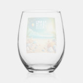 Weinglas Ohne Stiel (Rückseite)