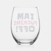 Weinglas Ohne Stiel (Rückseite)