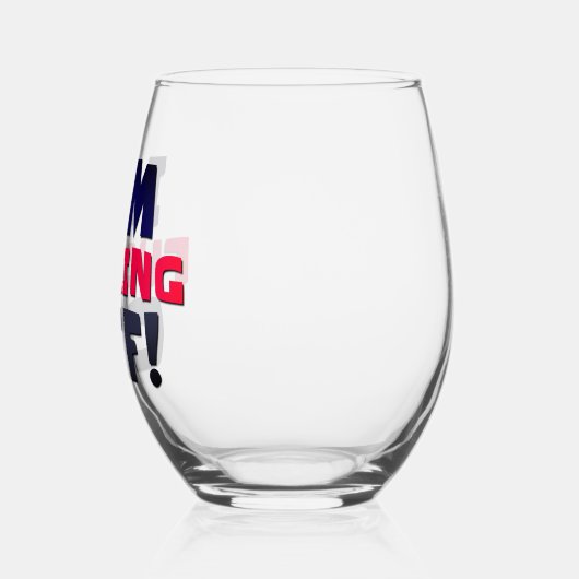 Weinglas Ohne Stiel (Links)