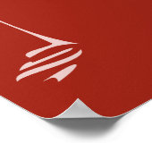 Weinglas-Plakat Poster (Ecke)