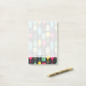 Weinglas Post-it Klebezettel (Auf Schreibtisch)