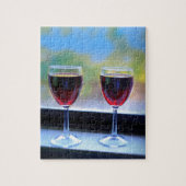 Weinglas Puzzle (Vertikal)