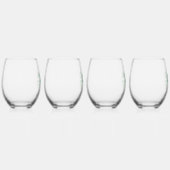 Weinglas-Set 4 Weinglas Ohne Stiel (Rechts)