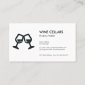 Weinglas | Sommelier Terminkarte (Rückseite)