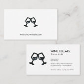 Weinglas | Sommelier Terminkarte (Vorne/Hinten)