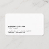 Weinglas | Sommelier Visitenkarte (Rückseite)