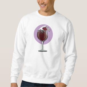 Weinglas Sweatshirt
