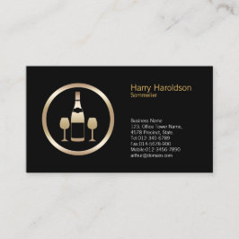 Weinglas-Symbol Sommelier-Visitenkarte Visitenkarte