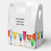 Weinglas-Vorkästen Geschenkschachtel (Geöffnet)