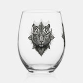 Weinglas Weinglas Ohne Stiel (Vorderseite)