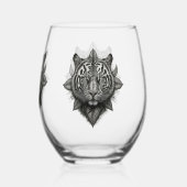 Weinglas Weinglas Ohne Stiel (Rückseite)