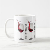 Weinglas Zitat Kaffeetasse (Links)