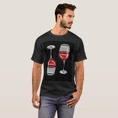 Weinglas zum Shirt (Vorne ganz)