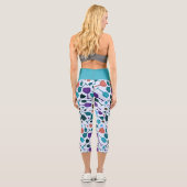 Weingläser! Capri Leggings (Rückseite)