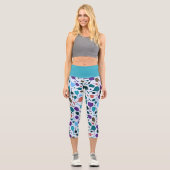 Weingläser! Capri Leggings (Vorderseite)