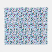 Weingläser! Fleecedecke (Vorderseite (Horizontal))