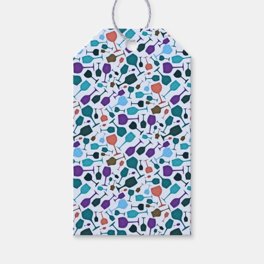 Weingläser! Geschenkanhänger (Vorderseite)