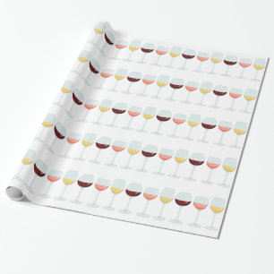 Weingläser Geschenkpapier