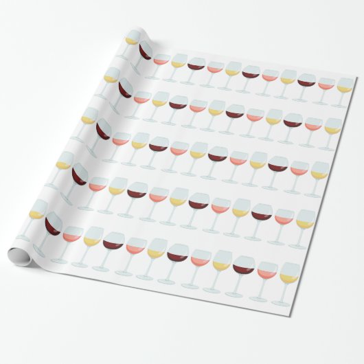 Weingläser Geschenkpapier (Ungerollt)