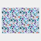 Weingläser! Geschenkpapier Set (Vorderseite 3)