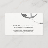 Weingläser | Illustrationen Visitenkarte (Rückseite)