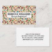 Weingläser Muster | Wein Visitenkarte (Vorne/Hinten)