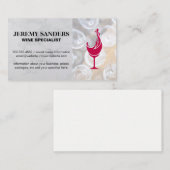 Weingläser | Rotwein Visitenkarte (Vorne/Hinten)