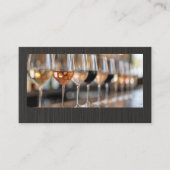 Weingläser | Verkostung Visitenkarte (Vorderseite)