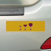 Weingläser Wein Gläser glasses of wine Autoaufkleber (Auf Auto)
