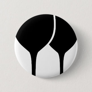 Weinglasikone Button