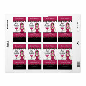 Weingöttin Rote Göttin Custom Imitats Weinmarken (Vorne)