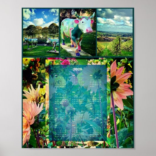 Weingut 2026 Wandkalender Poster (Vorne)