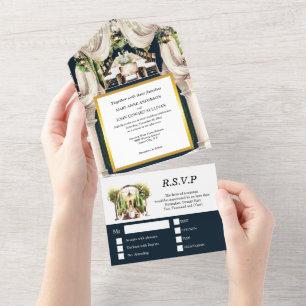 Weingut Blue Gold toskanischer Weinberg Tisch im F All In One Einladung