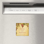 Weingut Hochzeitsmagnet Geschenk Magnet (In Situ (Geschirrspüler))