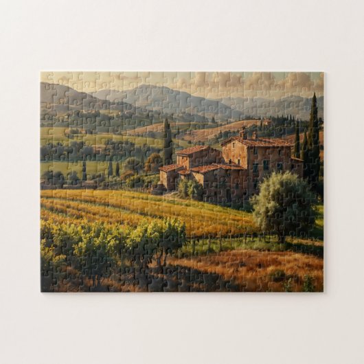 Weingut in Italien Puzzle (Horizontal)