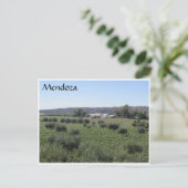 Weingut Mendoza Postkarte (Stehend Vorderseite)