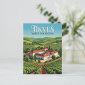 Weingut Tikveš Nordmazedonien Postkarte (Stehend Vorderseite)