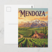 Weingüter im Uco-Tal Postkarte (Vorne/Hinten)