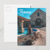 Weingüter von Florence (Texas) Postkarte (Vorne/Hinten)