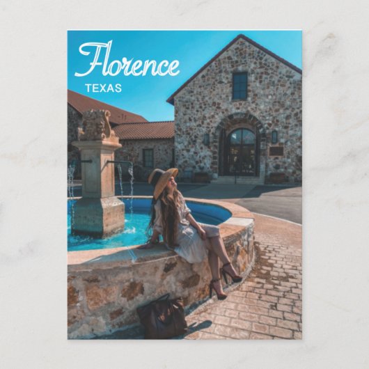 Weingüter von Florence (Texas) Postkarte (Vorderseite)