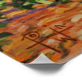 Weinhändlerin Poster (Ecke)